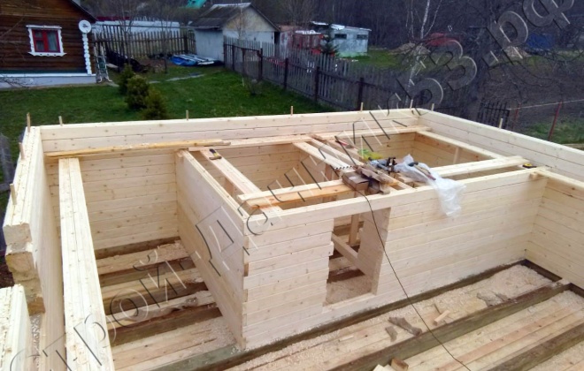 4 Брусовая баня Б-35 6×8, 42 м², Московская область, Рузский райн, Деревня Подолы (14)